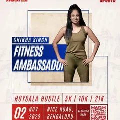 Meet our Fitness Ambassador, Shikha Singh. She brings the energy with power-packed Zumba warm-ups and soothing cool-down sessions to make your race experience complete.