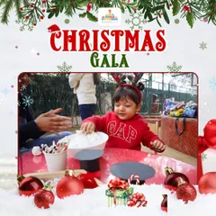 A little one enjoys a snowman-making craft during our Christmas Gala. I love creating themed activities that get everyone into the holiday spirit.