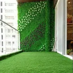 This is how you make a balcony the best room in the house. I combined soft artificial grass flooring with a custom-designed vertical garden wall to create a complete green sanctuary. It’s a total transformation that adds value and a great vibe.