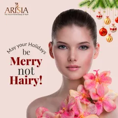 This holiday season, give yourself the gift of smooth, hair-free skin. Our laser hair reduction treatment ensures your holidays are merry, not hairy, with a special offer on full-body sessions.