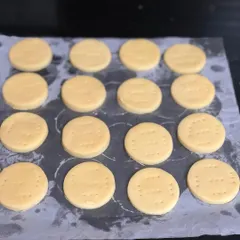 Before the magic happens. These are classic melt in your mouth butter cookies, perfectly shaped and ready to be baked before we start our decorating session.