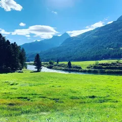 This vibrant green landscape represents the earth element. In yoga, a balanced earth element gives us a sense of being grounded, resilient, and confident. Focusing on this element in our practice can help relieve stress and feelings of unease.