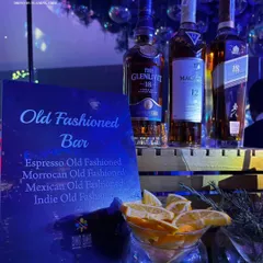 A close-up of our Old Fashioned Bar menu, highlighting the diverse and creative options available. This concept caters to both traditionalists and adventurous cocktail lovers.