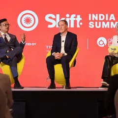 A shot of a panel discussion in progress. I ensure my coverage includes various formats, from individual speaker shots to group interactions, giving you a diverse set of visuals.