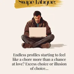 Does browsing profiles feel more like a chore than a chance at love? This is "swipe fatigue," and it's a sign that you need a more curated and human-centric approach.