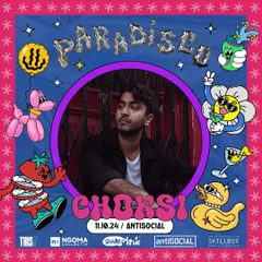 My artist flyer for a 'Paradisco' themed night at Antisocial. The vibrant, playful design captured the fun, eclectic mix of house, disco, and retro I played.