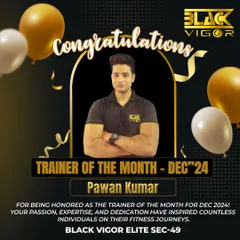 Congratulations to Pawan Kumar for being honored as our Trainer of the Month. Your passion, expertise, and unwavering dedication are a true inspiration to countless members on their fitness journeys.