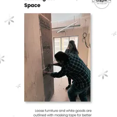 During our site meetings, we mark the exact placement of furniture and appliances using tape. This helps everyone visualize the space and make adjustments early on.