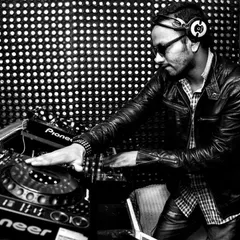 A focused, artistic shot of me on the Pioneer decks. This captures the essence of my craft: blending creativity with technical skill.