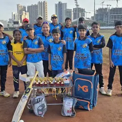 The Inningstar Lions team celebrating their success at our 6th Anniversary tournament. Teamwork makes the dream work.