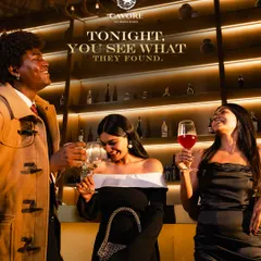 Here, conversations flow as smoothly as the wine. This moment captures the essence of our social scene: sophisticated, effortless, and alive with connection against the warm glow of our backlit bar.