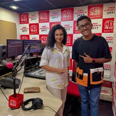 On air with RJ Julius Sharma at Red FM Bengaluru, spilling the beans about my philosophy of healing through food and my upcoming projects.