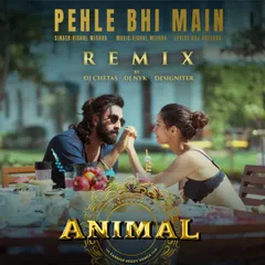 This is the official poster for my remix of 'Pehle Bhi Main' from the blockbuster movie 'Animal'. It was an honor to collaborate with DJ Chetas and my own academy's alumnus, Designiter, on this project for T-Series, one of the biggest labels in the country.