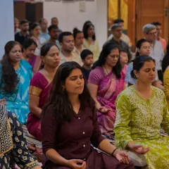 Our community gathers in meditation to celebrate 21 years of the Sivananda Yoga Centre in Gurgaon. It is a moment of collective stillness and gratitude for the journey we have shared.