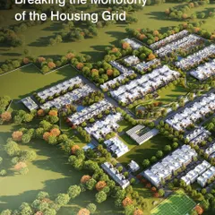We see large-scale housing not as a grid of repeating units, but as a living community. This aerial view shows our approach to breaking monotony with staggered plots and varied housing types, creating a more human and navigable neighborhood.