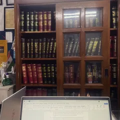 A glimpse into my life as a lawyer. Behind every client's success is hours of research, drafting, and dedication, surrounded by these books that hold the keys to justice.
