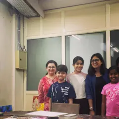 A bittersweet memory from our last day of in-person classes in Delhi before our big move. While we miss the studio chaos, we're so grateful that online classes let us stay connected with our wonderful students.