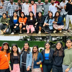 Two different group moments from a Coorg adventure. Whether it's a big group shot or a smaller gathering of new friends, community is at the heart of our trips.