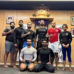 Good friends and tough rolls. We were happy to have our friend from another gym join us for a Brazilian Jiu-Jitsu session. Our doors are always open to passionate martial artists looking to share the mat.