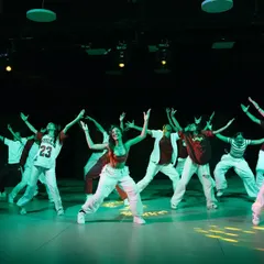 A high-energy moment from a group performance at our summer showcase. Notice the synchronization and performance quality, skills we focus on heavily in my student training batches.