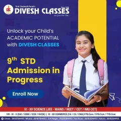 Unlock your child's academic potential. We are currently enrolling for 9th Standard, offering a comprehensive curriculum that covers all subjects for SSC, CBSE, ICSE, and IGCSE boards.