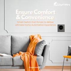 I help ensure your comfort and convenience with smart switches that deliver the ultimate home automation experience, all from an elegant wall panel.