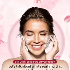 Skincare Mistake: Using soap bars on your face. Let's talk about what's really hurting your skin and how to fix it. The wrong cleanser can strip your skin and disrupt its delicate balance.