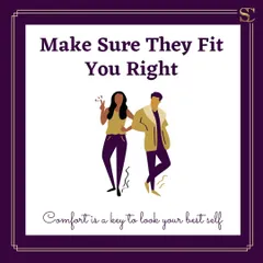 One of my core styling principles: make sure your clothes fit you right. As this illustration shows, comfort is the key to looking and feeling your best. An outfit that fits well will always look more stylish than an expensive one that doesn't.