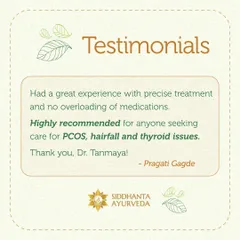 It is rewarding to receive feedback like this. This patient's journey with PCOS, hair fall, and thyroid issues highlights my commitment to precise, holistic treatment without overloading the body with medications. My goal is always sustainable, long-term health.