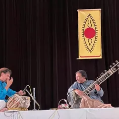 Sharing the stage with a maestro like Ustad Shahid Parvez Khan is always a lesson in itself. This was a beautiful, melodious evening where our instruments spoke to each other, a true joy for any musician.