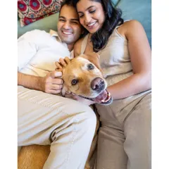 Marley getting all the love from his family on the couch. Indoor, natural light sessions create a warm, comfortable atmosphere that feels just like home.
