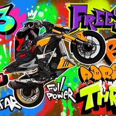 This is a high-energy graphic I created for the TVS Apache 310 R stunt bike. The design uses freestyle graffiti lettering and vibrant colors to match the bike's aggressive, full-power performance.