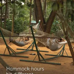 Hammock hours hit different. Find your pause in nature and enjoy the slow, quiet moments.