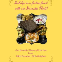 During Navratri, I offer a special Sattvik Thali prepared without onion or garlic. It includes fasting-friendly dishes like Kuttu ki Puri, Sabudana Khichdi, and Aloo Jeera to ensure you have delicious and pure food during the festival.