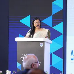 Delivering a keynote address at a formal corporate event for Aster Whitefield Hospital. I ensure a polished and professional tone for conferences, panel discussions, and official functions.