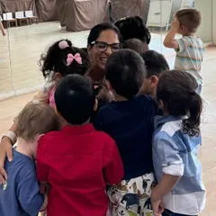 This is what it's all about. A spontaneous group hug after a session filled with songs and laughter. We build a warm, nurturing community where every child feels loved and celebrated.