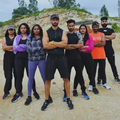 This is my Strong Nation crew. Strong Nation is a high-intensity workout that I offer for teams wanting a serious challenge. It’s a powerful team-building tool that pushes limits and builds strength together.