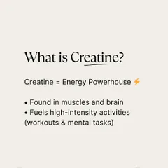 What is creatine? It's an energy powerhouse found in your muscles and brain that fuels high-intensity activities, both physical and mental.