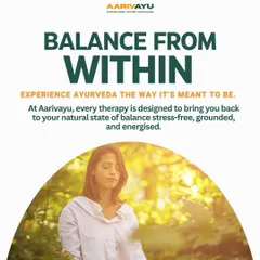 True wellness is about finding balance from within. At Aarivayu, every therapy is designed to bring you back to your natural state of being: stress-free, grounded, and energized.