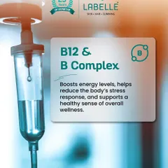 For those feeling tired or stressed, our Energy Boosting Drip contains B12 and B-Complex vitamins. This powerful combination helps boost energy levels, reduces the body's stress response, and supports a healthy sense of overall wellness.