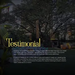 "Hosting our wedding at Holiday Village Resort was the best decision we made!" This glowing review speaks to our cozy, beautiful venue and delicious food.