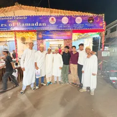 A group of young men from the community visiting us during Ramadan. We are happy to be a popular spot for everyone.
