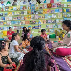 A glimpse from our June Kannada Book Club, held in partnership with DHI Bookstore. It was a wonderful session of stories and conversation. DM us to join the next one!