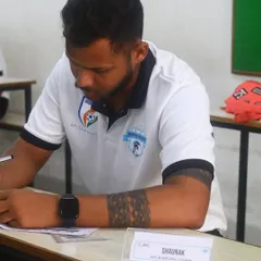 Our founder, Shonak Gurpade, investing in his own development at the AFC 'B' Licence course. We lead by example in our commitment to continuous learning.