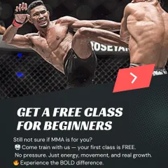 Not sure if MMA is for you? Your first class with us is completely free. There is no pressure, just a chance to experience our energy, learn from real champions, and see what it feels like to train with purpose.