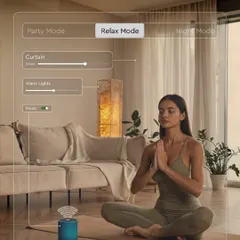 Our automation extends beyond entertainment to enhance your well-being. With 'Relax Mode', a single command adjusts curtains, activates warm ambient lighting, and plays calming music, creating a serene sanctuary in your own living room.