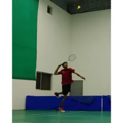 One of our academy's top students who reached the semi-finals of the U15 boys category at the Vanita Samaj State Open Badminton Tournament.