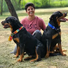 It's a special feeling to earn the trust of powerful, intelligent dogs like these two beautiful Rottweilers. Their temperament and willingness to connect was amazing.