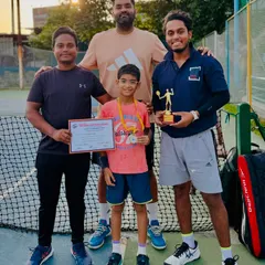 Our player Nivaan Dhama was the runner-up in the Under-10 Rally at the Tennis Mania Open. We are super proud of his effort and are sure he will keep adding more titles to his collection.