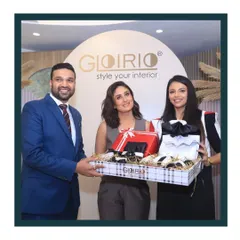 It was an honor to design the official launch hamper for the interior styling brand Gloirio, presented to their brand ambassador, Kareena Kapoor Khan. This classic, tailor-made hamper was one of the first creations from my new studio.
